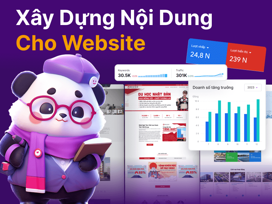 Website không chỉ đẹp – Nội dung phải sống. DOLI sẽ giúp bạn